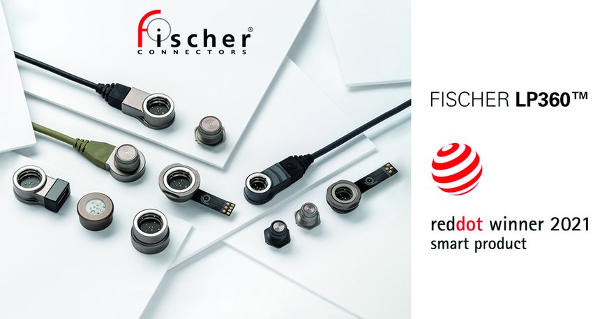 Outstanding: the Fischer LP360™ connector wins in two categories of the Red Dot Award: Product Design 2021